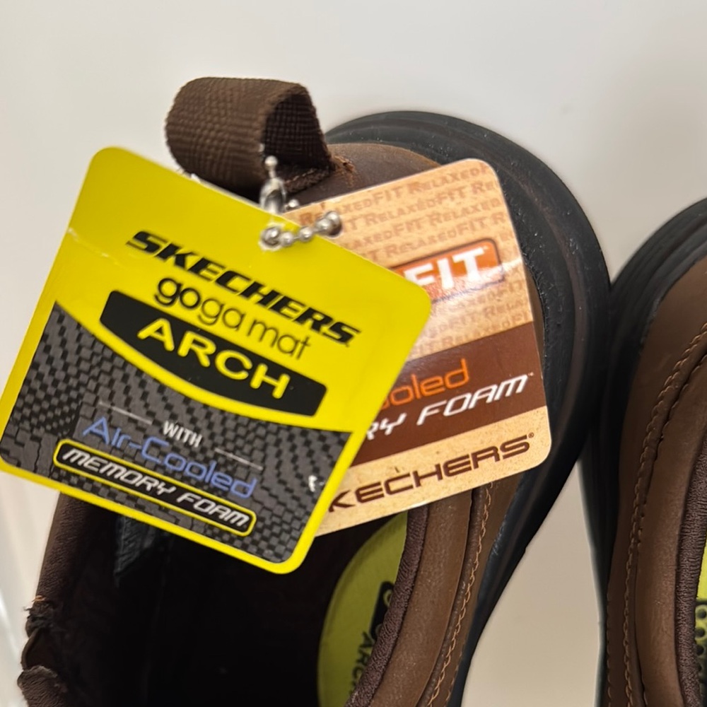 Skechers Brown Loafers Slip-On Comfort - Picture 3 of 8